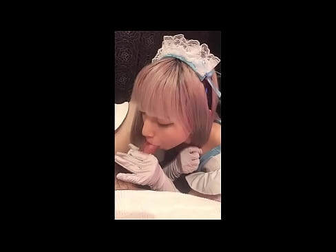 ❤️ Japanese Idol [mayuka], French maid costume, part 1, blowjob and jerk off with lotion Kanema wolaula pa ife ❌️❤